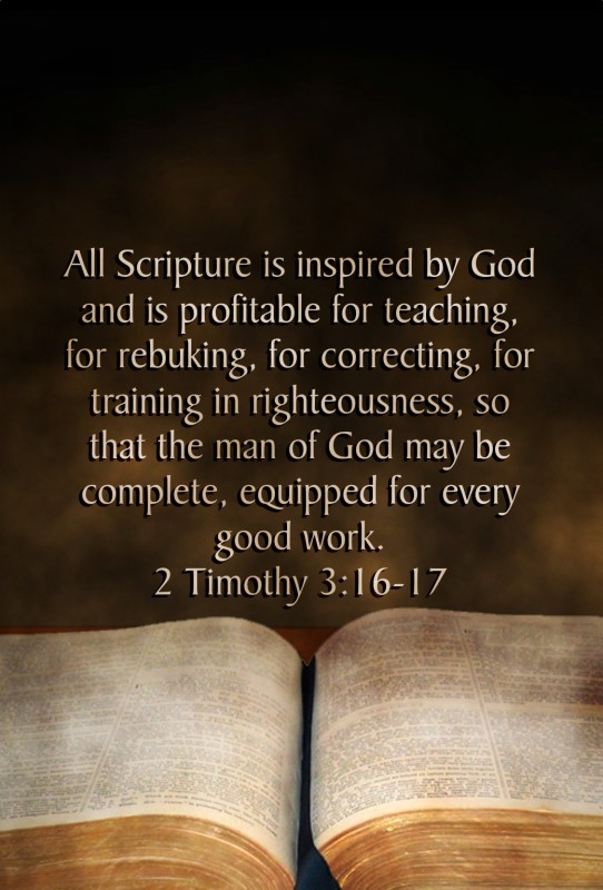 2 Timothy 3:16-17